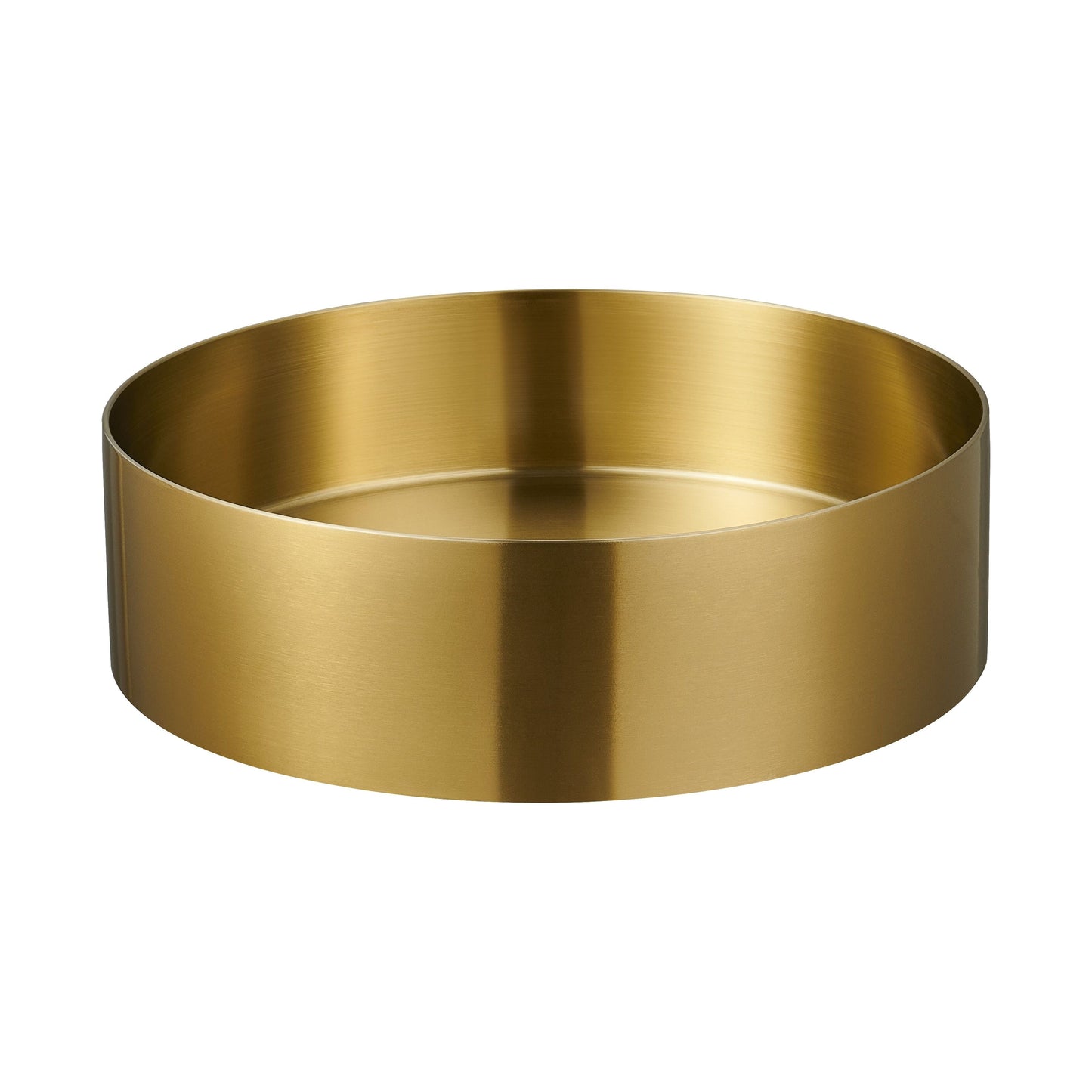 Aufsatzwaschbecken - Rund - Gebürstetes Gold