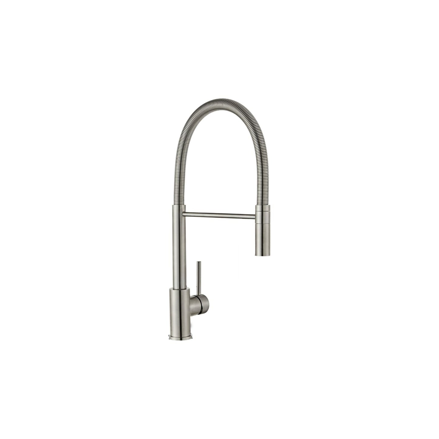 Kitchen faucet w/movable tap - Brushed steel
