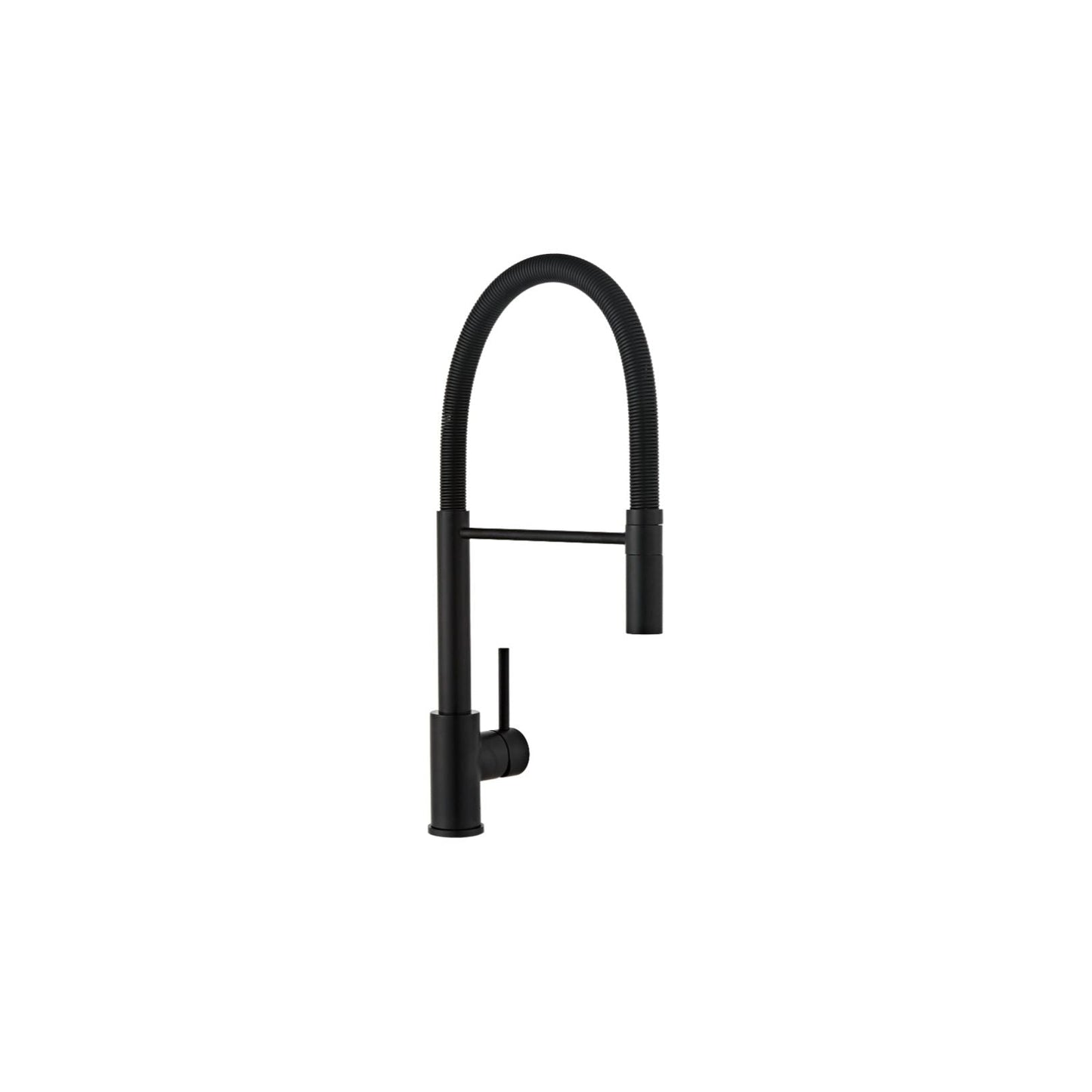 Kitchen faucet w/movable faucet - Matt Black