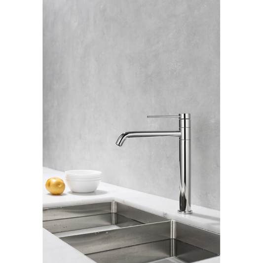 Kitchen faucet w/adjustable faucet - Polished (chrome)