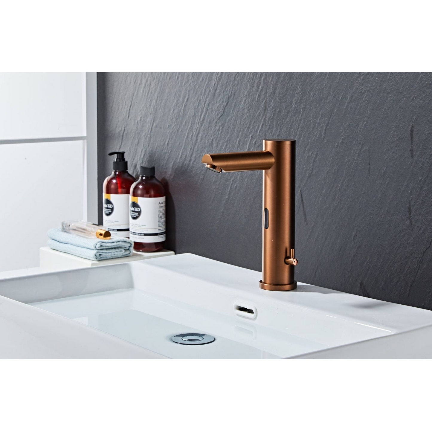 Washbasin fitting w/sensor - Copper