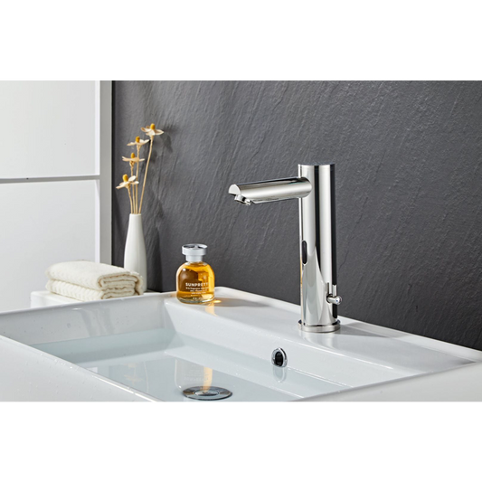 Washbasin faucet w/sensor - Polished (chrome)