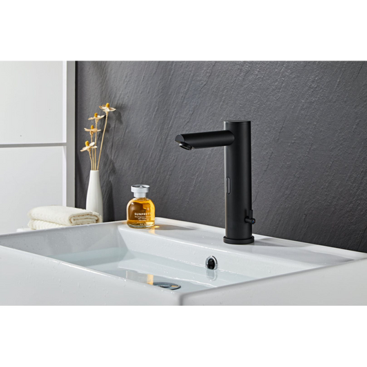 Washbasin fitting w/sensor - Matt black