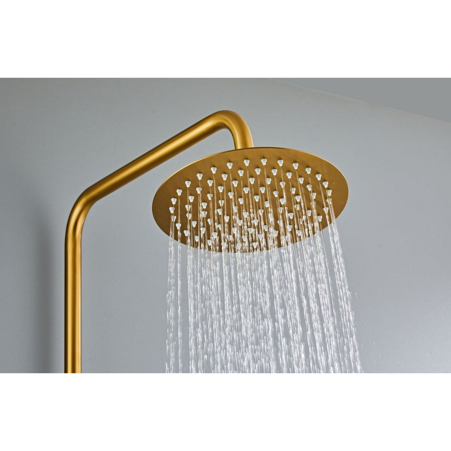 Outdoor shower set w/heat regulation - Gold