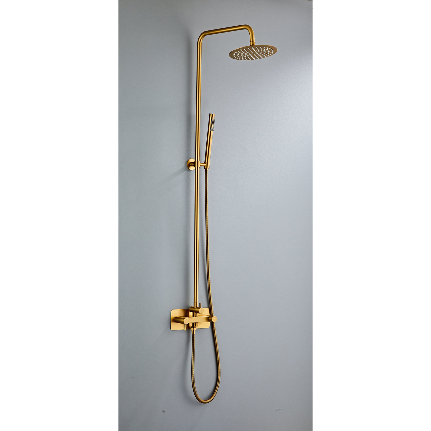 Outdoor shower set w/heat regulation - Gold