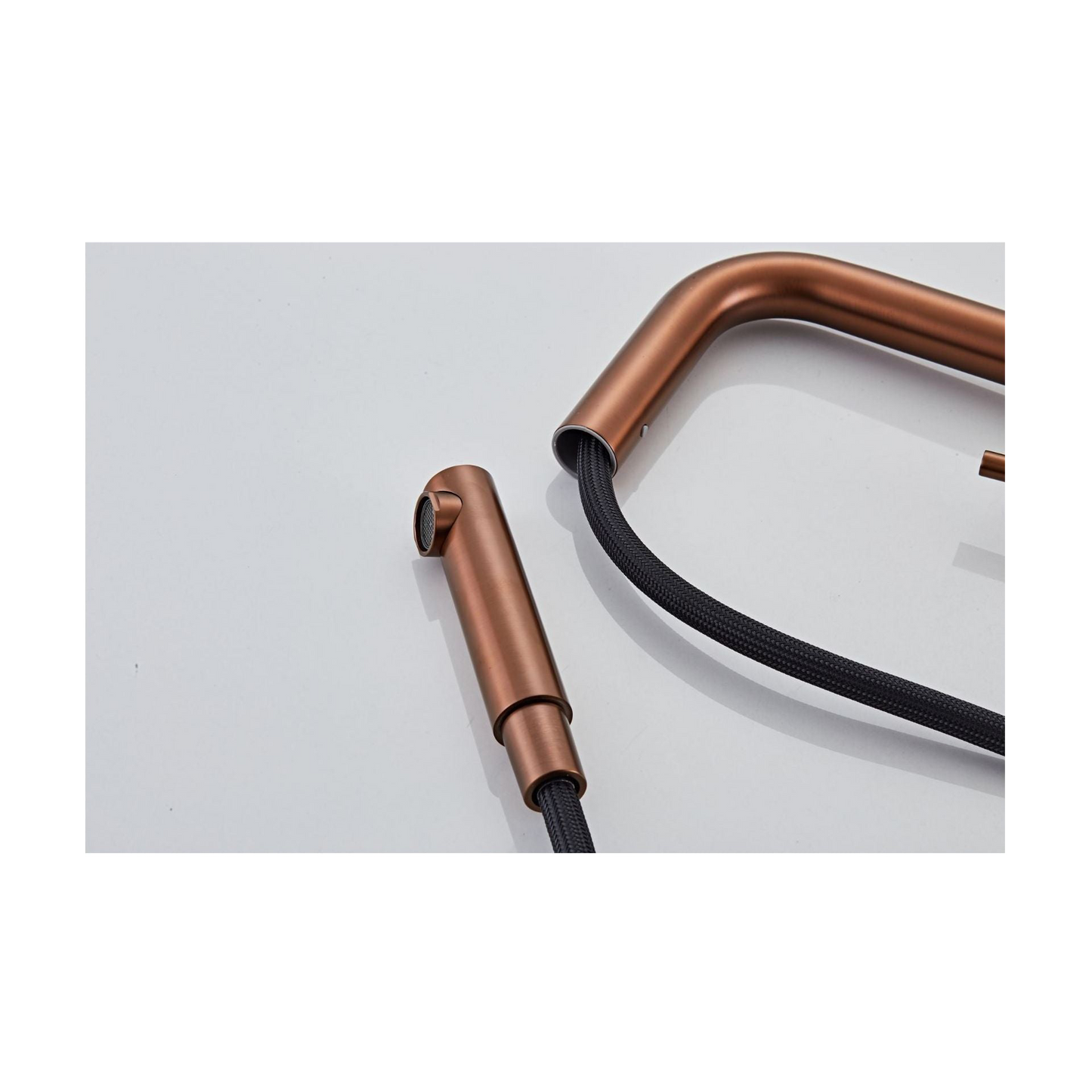 Kitchen tap with pull-out - Copper