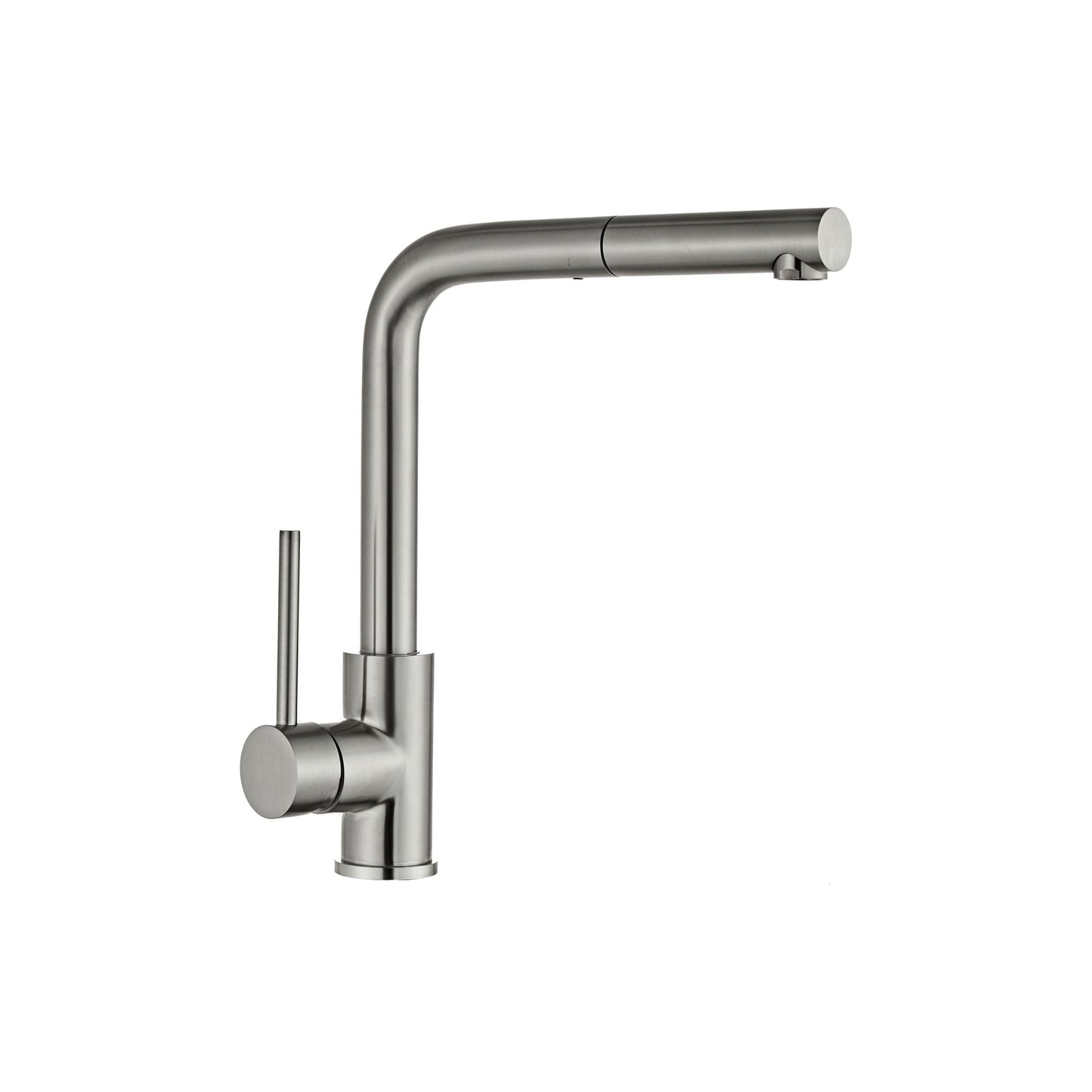 Kitchen tap with pull-out - Brushed steel