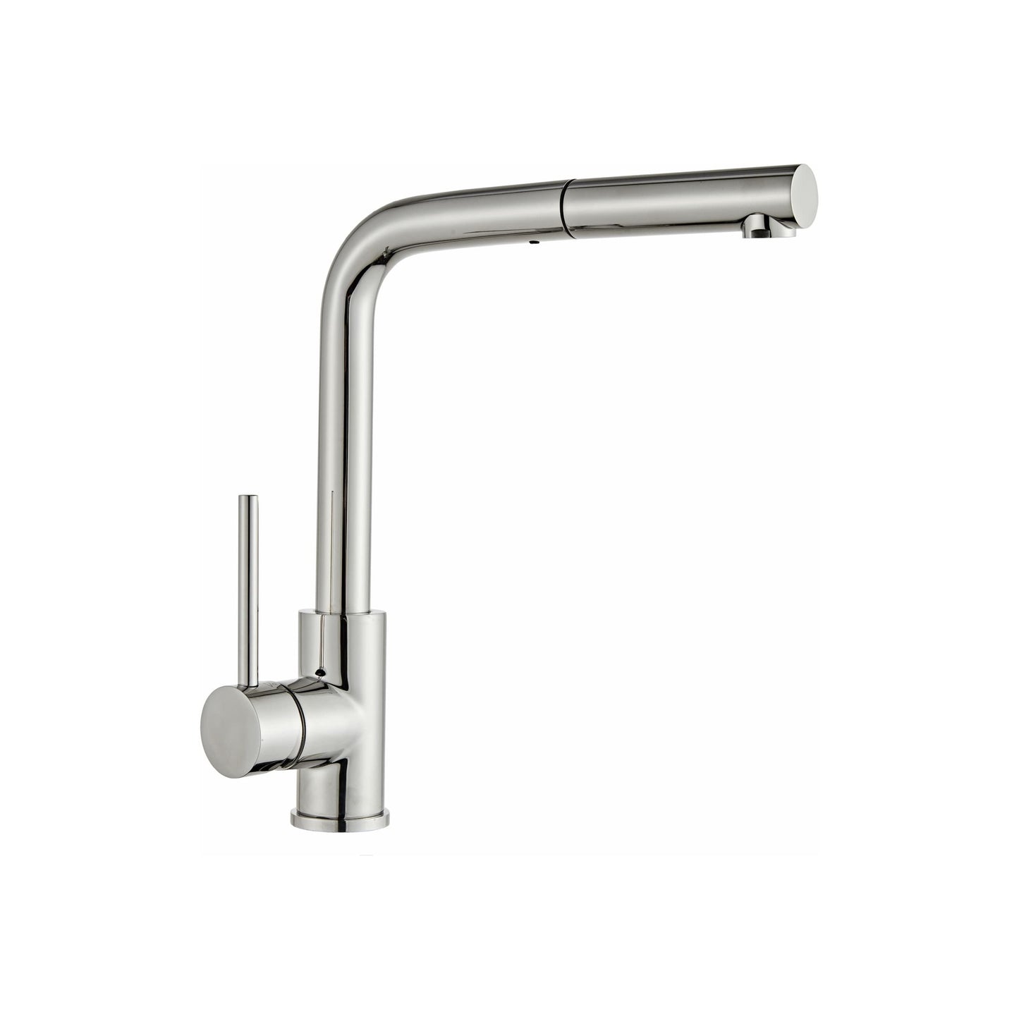 Kitchen tap with pull-out - Polished (chrome)