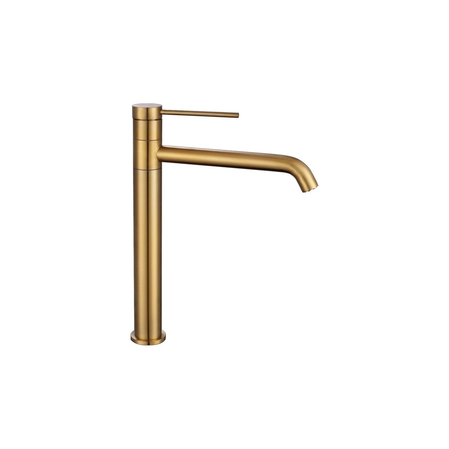 Kitchen faucet w/adjustable tap - Brushed gold