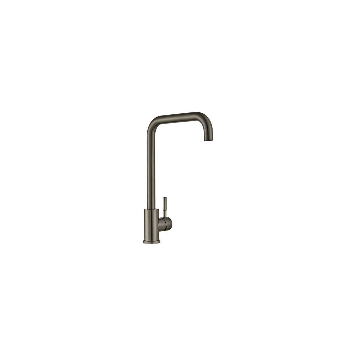 Kitchen faucet w/angled spout - Gun metal