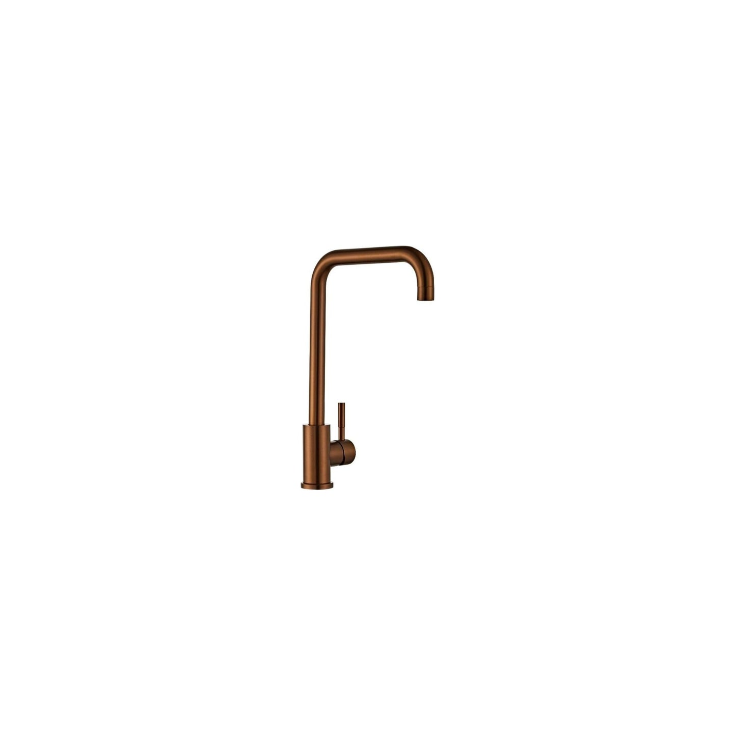 Kitchen faucet w/angled spout - Copper