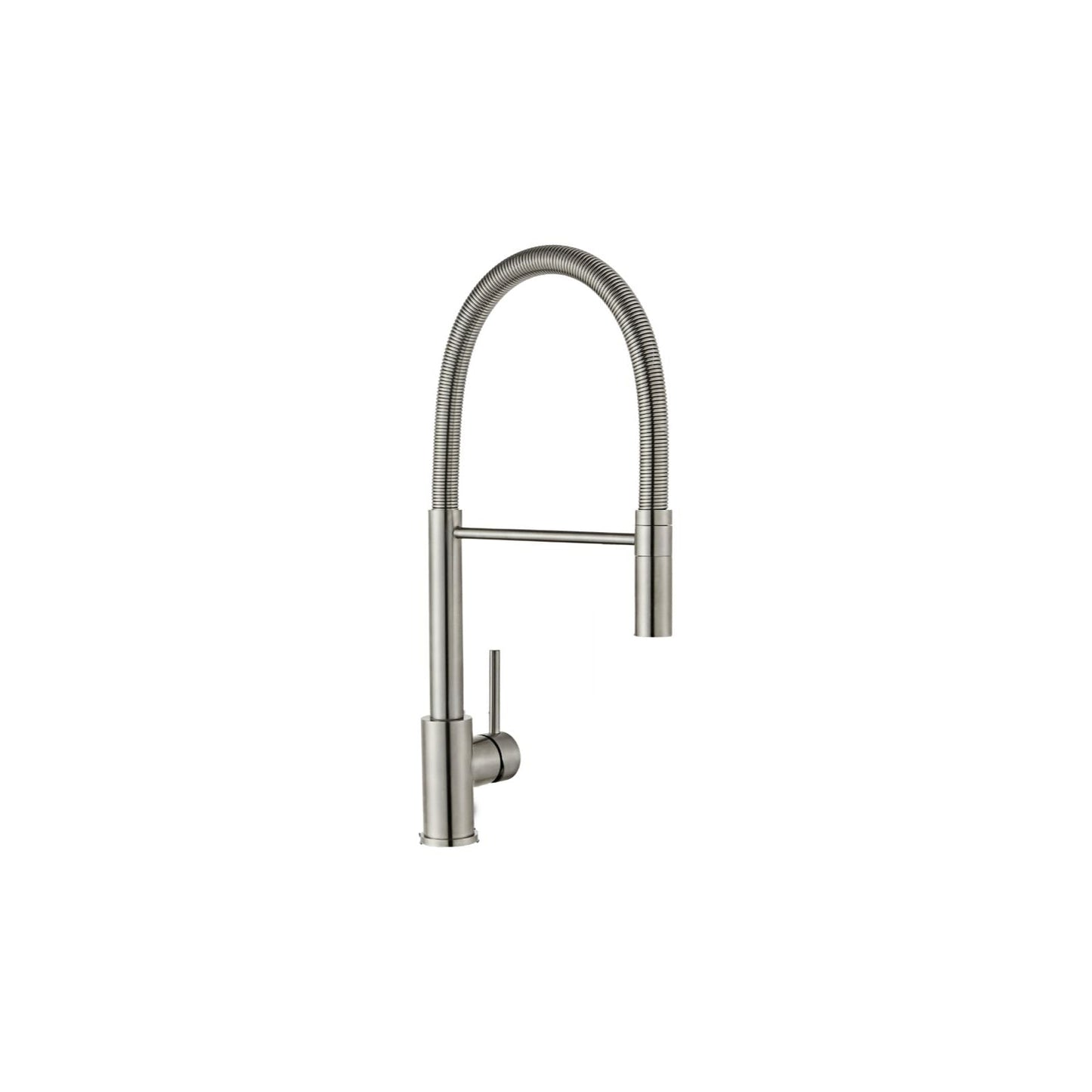 Kitchen faucet w/movable tap - Brushed steel