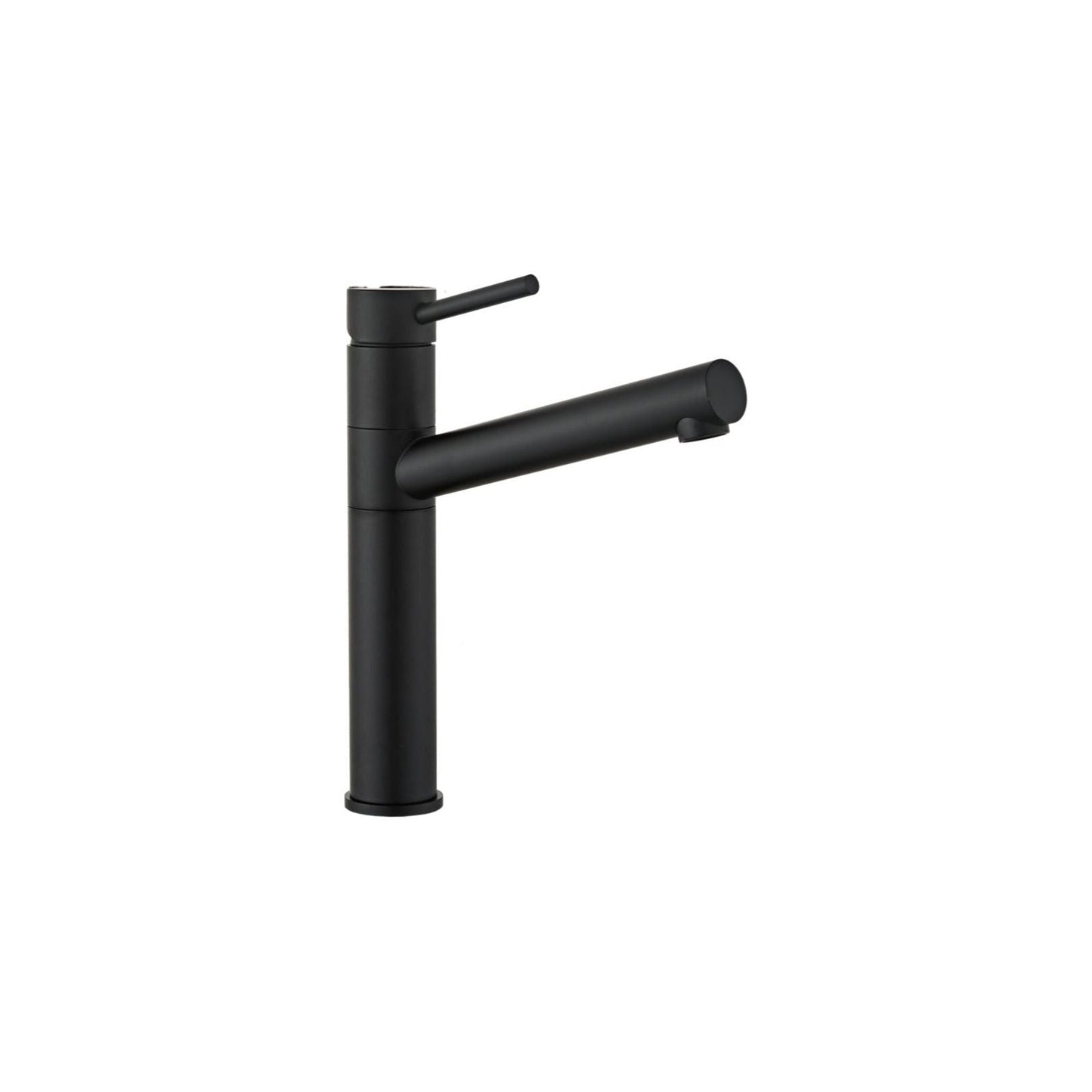 Kitchen faucet w/slanted tap - Black